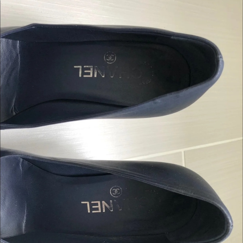 Authentic Chanel Platform Heels - image 4